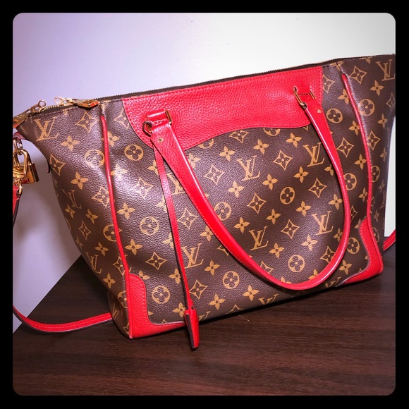 Louis Vuitton Handbags - Authentic Louis Vuitton handbag with red accents